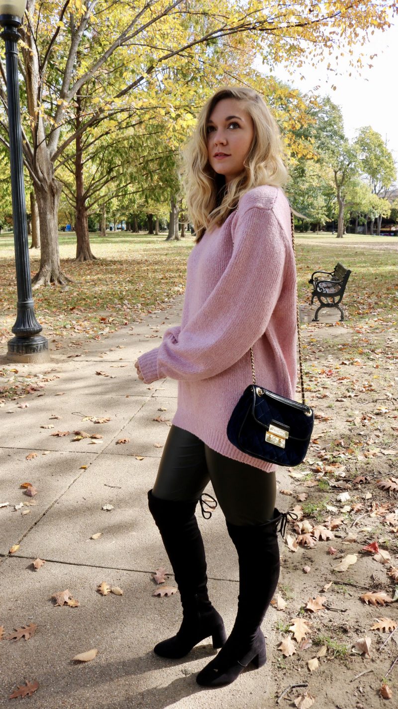 One Easy Way to Style Over-the-Knee Boots | Katie Actually